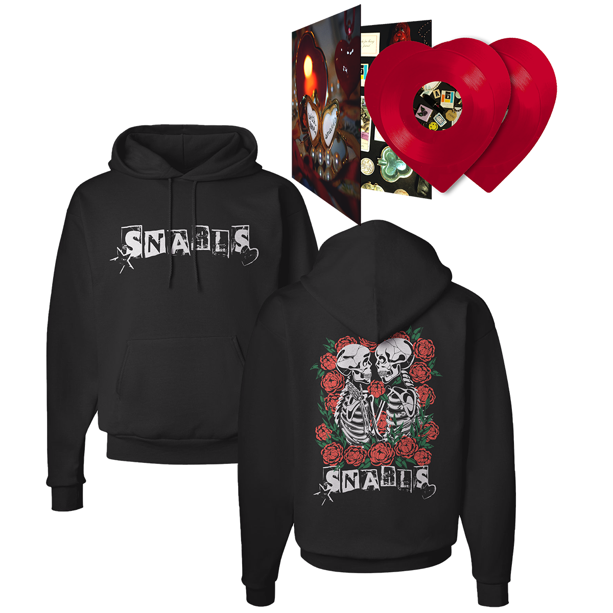 Snarls - "With Love," Hoodie + Vinyl Bundle