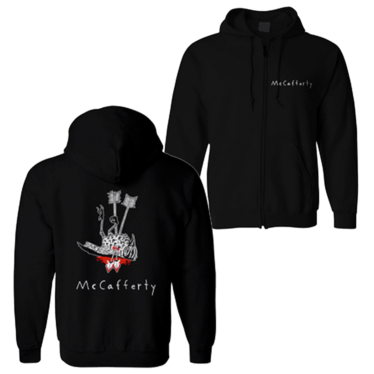 McCafferty - "Dead Bird II" Zip Up Hoodie