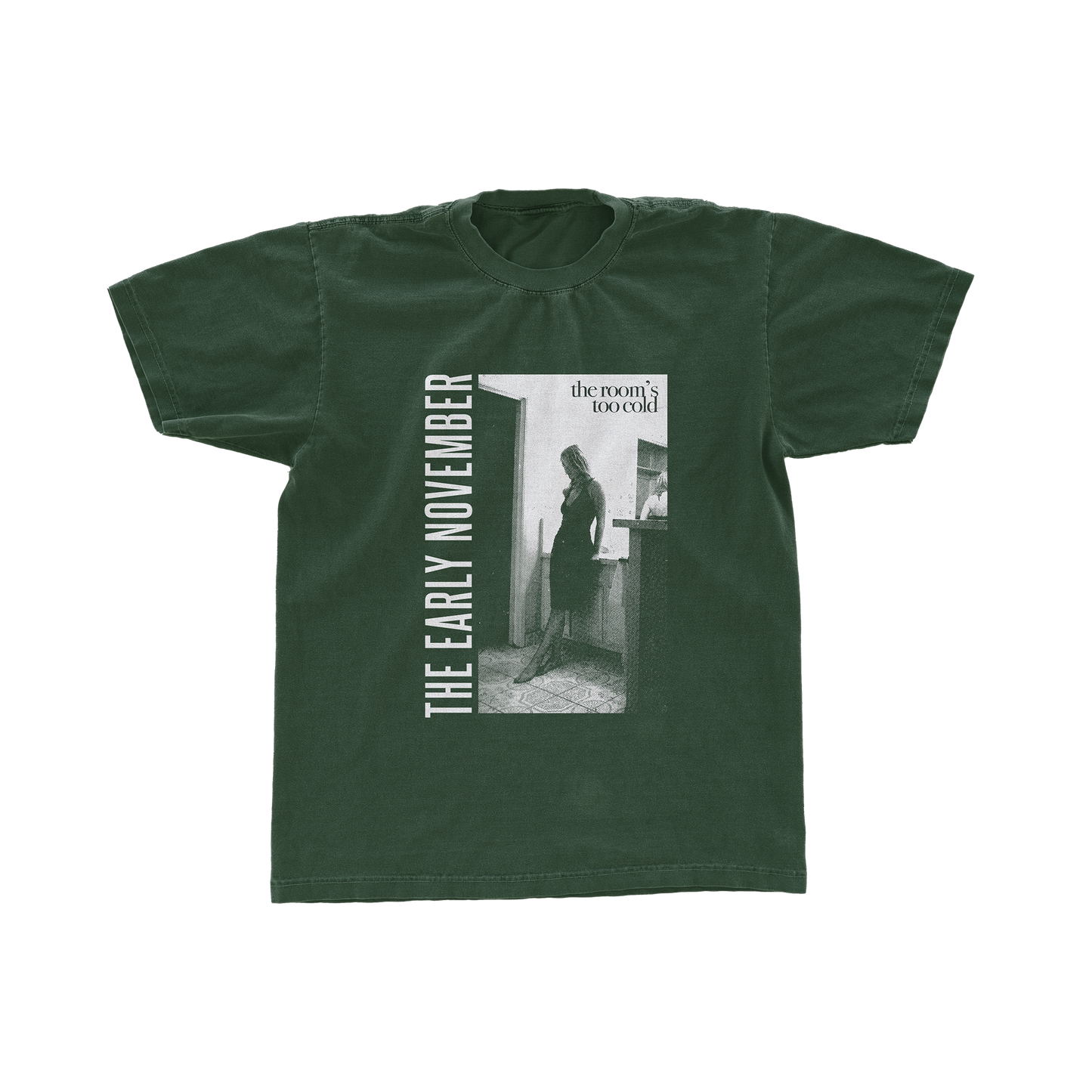The Early November - "The Room's Too Cold" Short Sleeve Green T-Shirt