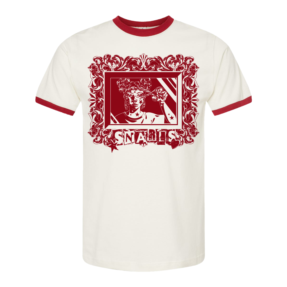 Snarls - "With Love," Ringer T-Shirt