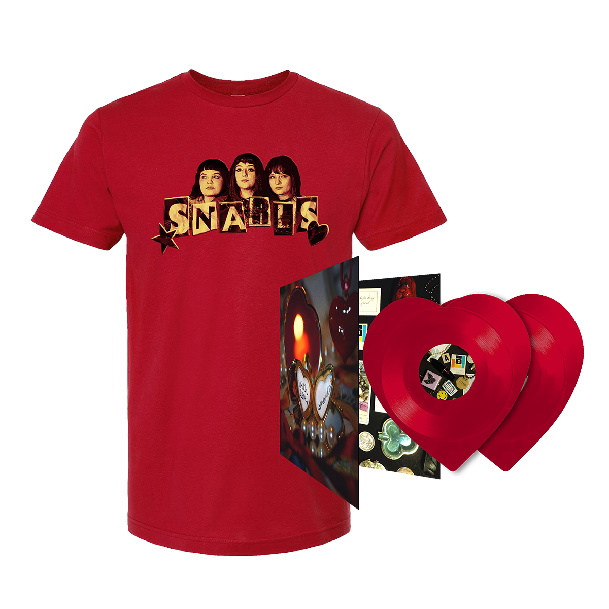 Snarls - "With Love," T-Shirt + Vinyl Bundle