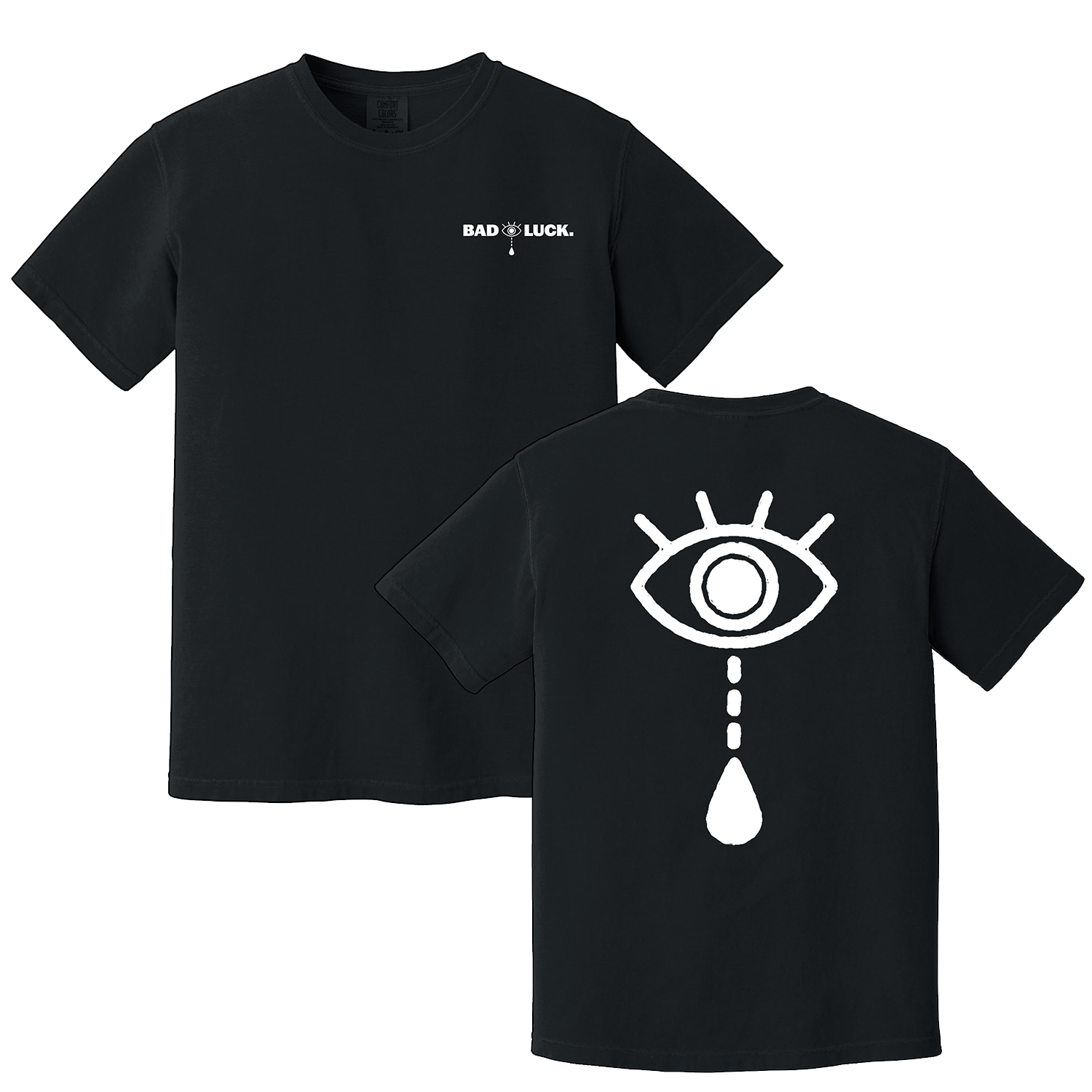 bad-luck-black-eye-t-shirt-take-this-to-heart-records